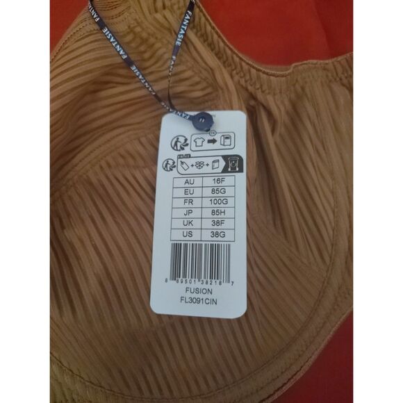NWT Fantasie Womens Fusion Underwire Side Support Bra Size 38G FL3091CIN - Picture 3 of 7